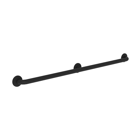 Newport Brass Three Post 42" Grab Bar in Flat Black, 45" L, Solid Brass, Flat Black 920-3942-56